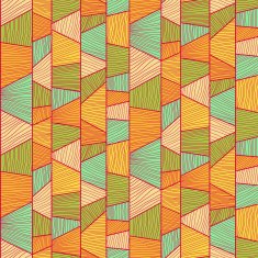 Abstract mosaic pattern Seamless vector illustration Nice summer colors