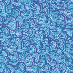 Wild Waves seamless pattern N2