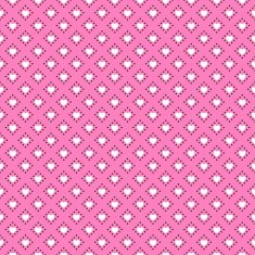 Seamless geometric pattern with hearts Vector illustration N4