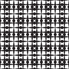 Seamless graphic globule pattern