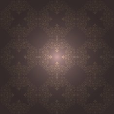 rich floral ornament Baroque Wallpaper N3