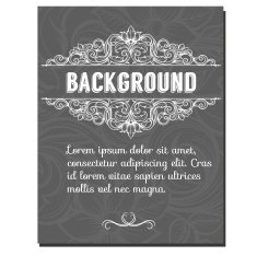 Vector vintage border frame N20