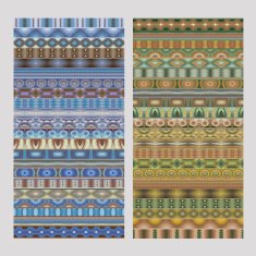 Abstract vector ethnic patterns