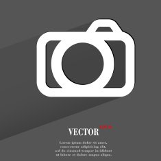 Camera icon flat modern design N2