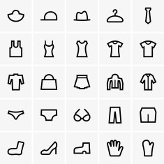Clothes icons N15