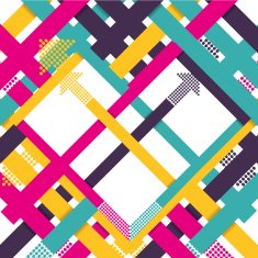 abstract colorful heart style pattern background