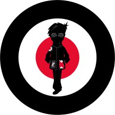 Mod Boy in Silhouette N7