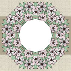 Cute floral seamless background N2