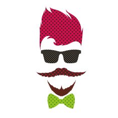 Fashion silhouette hipster style vector illustration N27