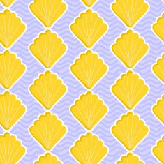 Abstract seamless texture with shell