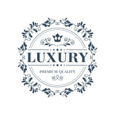 Flourish logo template ornament label N9