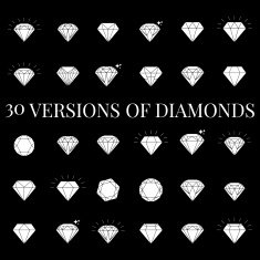 Diamond Icons Set N5
