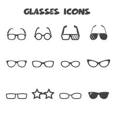glasses icons N7