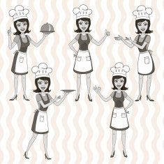 chef retro style