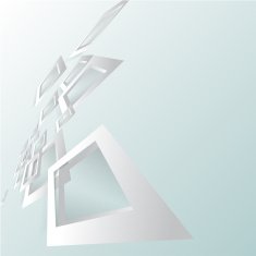 abstract gray 3D square pattern background