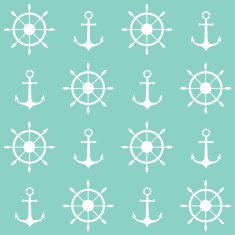 vector pattern with anchor and helm N3