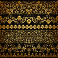 Horizontal elements decoration vector N25