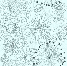 Seamless Floral Pattern N783