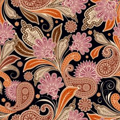 seamless pattern with paisley N7