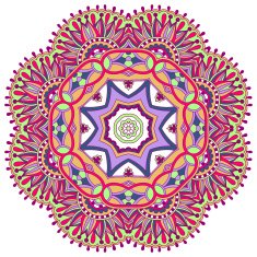 Circle ornament N25