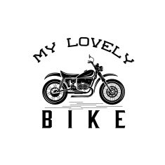 vintage motorcycle graphic vector design template N3