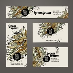 Corporate Identity vector templates set N6