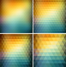 Abstract retro triangle background N12