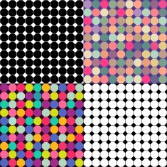 Abstract patterns of graphic elements