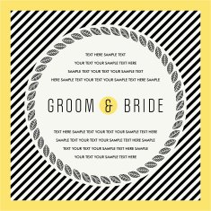Beautiful invitation card Vector illustration N3