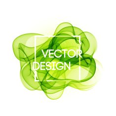 Abstract curved lines background Template brochure design N83