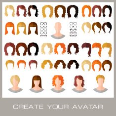 Creation of a fashion female avatars