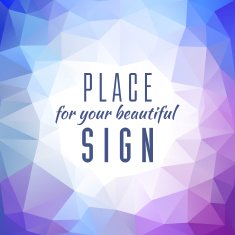 Abstract color triangle background template N7