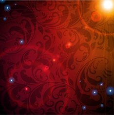 Floral Retro Background for Vintage Design N496