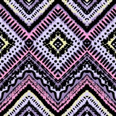 Hand drawn painted seamless pattern Vector illustration N63