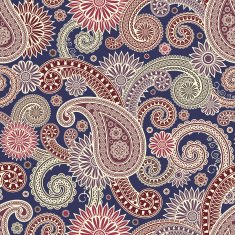 seamless pattern with paisley N9