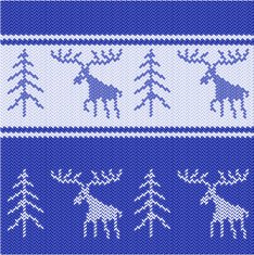 knitted deers