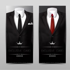 Male clothing suit Exclusive card N3