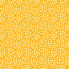 Abstract Yellow Seamless Pattern with Round Circles