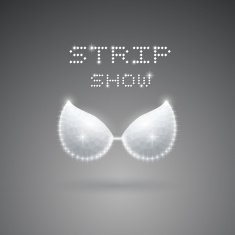 Triangular Shining Bra