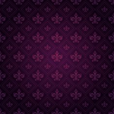 Vintage Pattern Wallpaper Purple Color N32