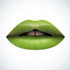 Ecology Human Lips Concept