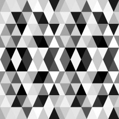 black and white abstract geometry pattern