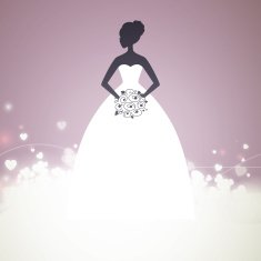 Vector Beautiful Bride N11