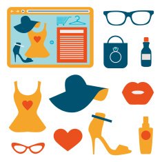 Fashion flat icons N2