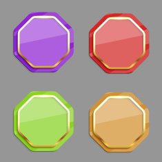 Vector color buttons N6