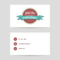 editable vector business card template N6