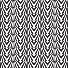 Abstract black and white textured geometric seamless pattern N9