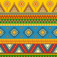 Tribal aztec seamless pattern N69