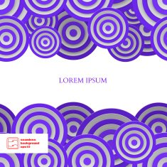 Abstract Seamless Circles Pattern Vector N18