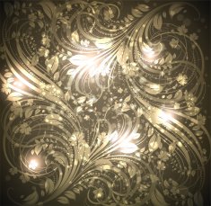 Floral Retro Background for Vintage Design N509